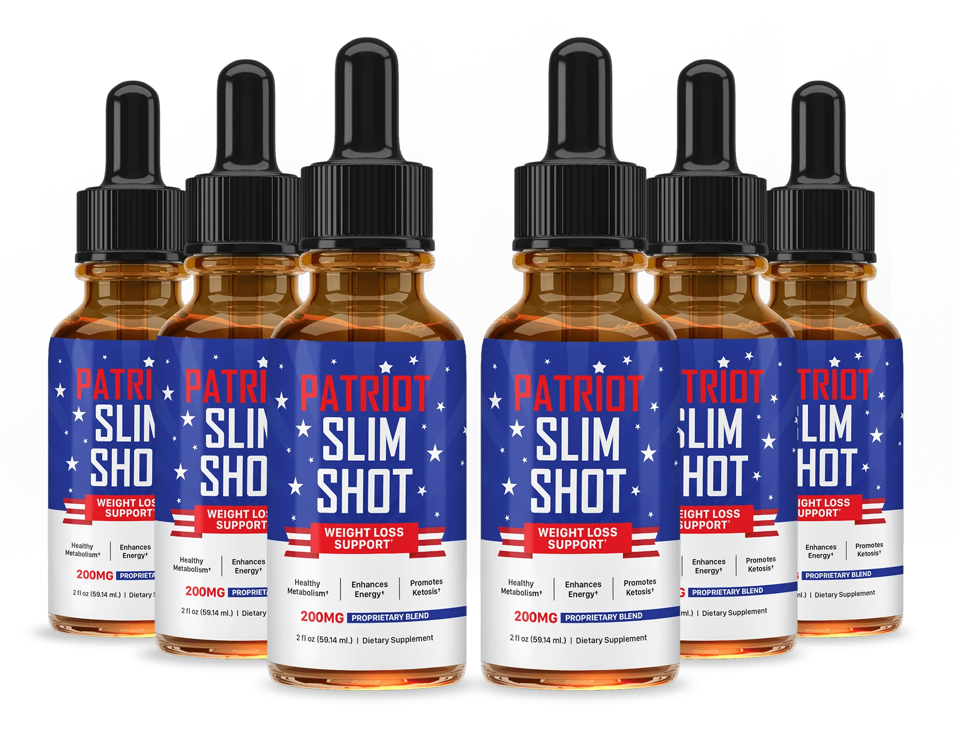 Patriot Slim Shot 6 bottles